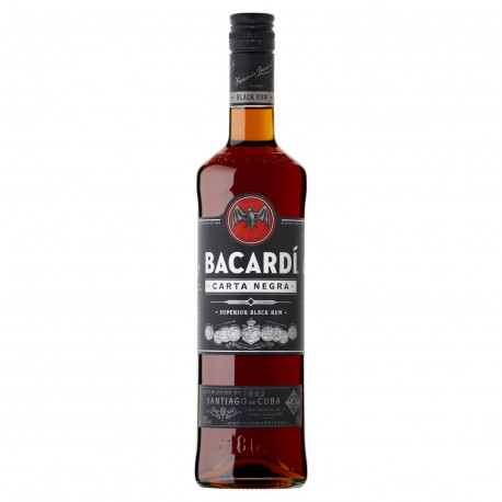 Bacardi Carta Negra Rum Ml Lewiatan Grudzi Dz Che Mi Ska