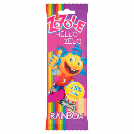 Zozole Hello Żelo Rainbow Żelki 75 g