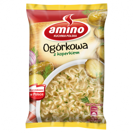 Amino Zupa błyskawiczna ogórkowa z koperkiem 61 g