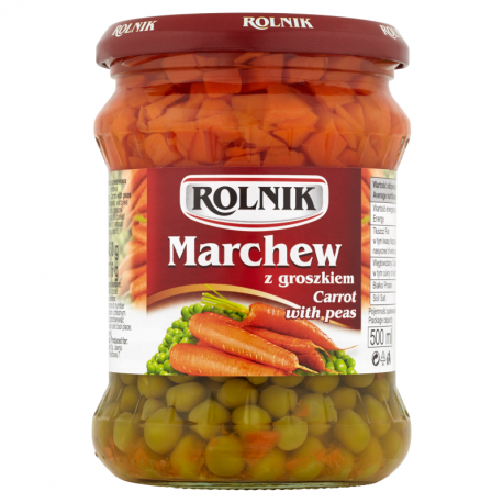 Rolnik Marchew z groszkiem 510 g