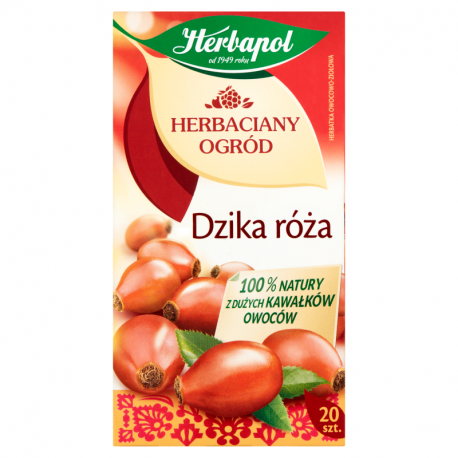 Herbapol Herbaciany Ogród Herbatka owocowo-ziołowa dzika róża 70 g (20 x 3,5 g)