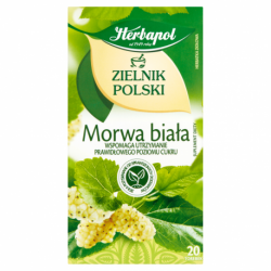 Herbapol Zielnik Polski Suplement diety herbatka ziołowa morwa biała 40 g (20 x 2 g)