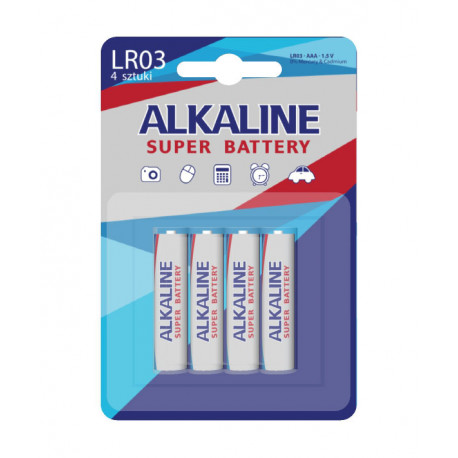 Baterie alkaliczne ALKALINE LR03