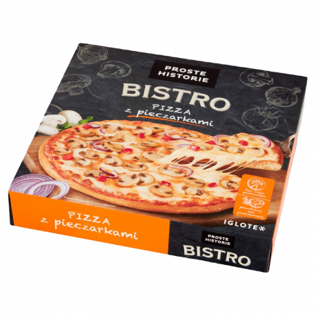 Proste Historie Pizza z pieczarkami 415g