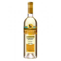 Wino Mlodawska Dolina Chardonnay białe półwytrawne 750ml