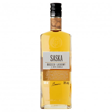 Saska Likier Orzech laskowy z nutą karmelu 500 ml