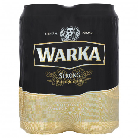 Warka Strong Piwo jasne 4 x 500 ml