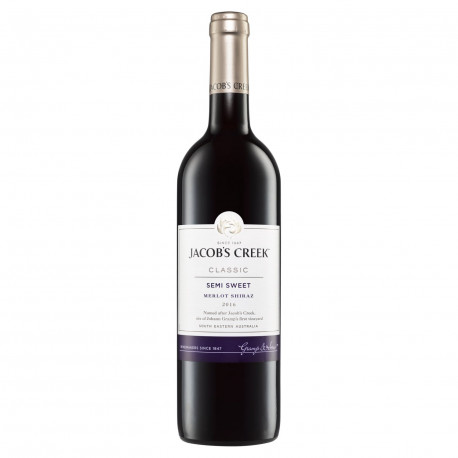 Jacob's Creek Merlot Shiraz Wino czerwone półsłodkie australijskie 750 ml