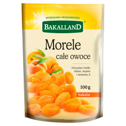 Bakalland Morele całe owoce 100 g