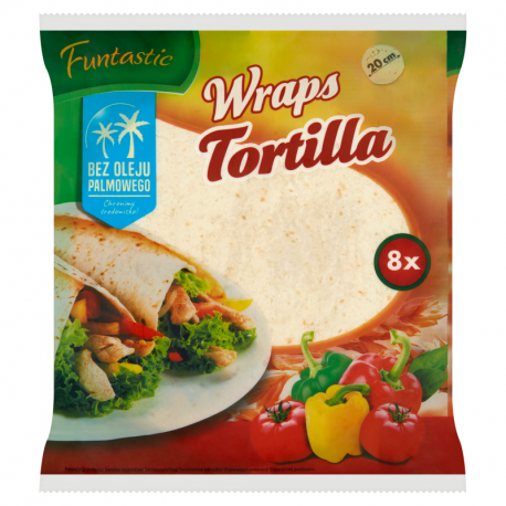 Funtastic Tortilla pszenna 296 g (8 x 37 g)