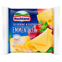Hochland Ser kremowy Emmentaler w plastrach 130 g