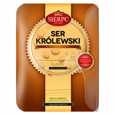 Sierpc Ser królewski wędzony 135 g
