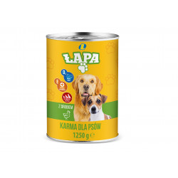 Karma dla psów Łapa z drobiem 1250 g Lewiatan