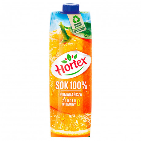 Hortex Sok 100% pomarańcza 1 l