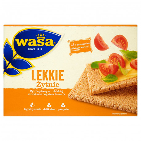 Wasa Lekkie żytnie Pieczywo 110 g
