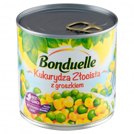 Bonduelle Kukurydza Złocista z groszkiem 340 g