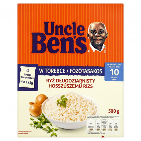 Uncle Ben's Ryż długoziarnisty 500 g (4 torebki)