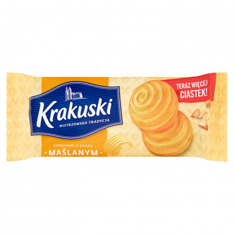 Krakuski Herbatniki o smaku maślanym 201 g