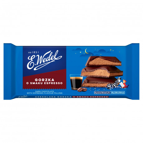 E. Wedel Czekolada gorzka o smaku espresso 100 g