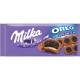 Milka Oreo Ciastka kakaowe i nadzienie mleczne o smaku waniliowym na czekoladzie mlecznej 92 g