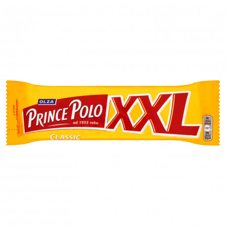 Olza Prince Polo XXL Classic Kruchy wafelek z kremem kakaowym oblany czekoladą 50 g