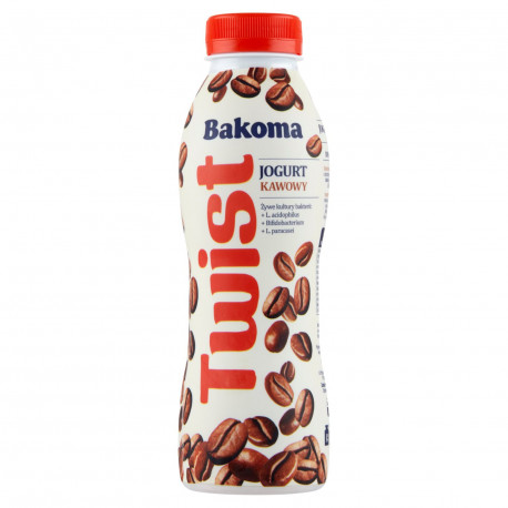 Bakoma Twist Jogurt kawowy 380 g