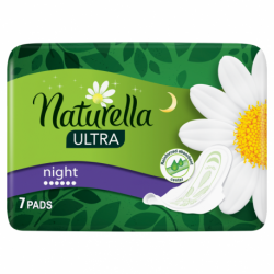 Naturella Ultra Night Podpaski ze skrzydełkami x7