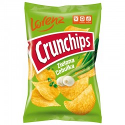 Crunchips Chipsy ziemniaczane o zielona cebulka 140g