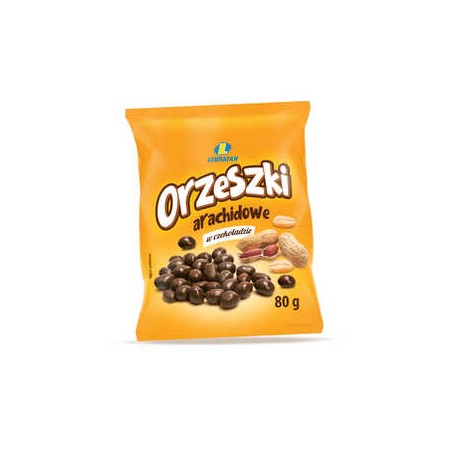 ORZESZKI ARACHIDOWE W CZEKOLADZIE 80 g MW LEWIATAN