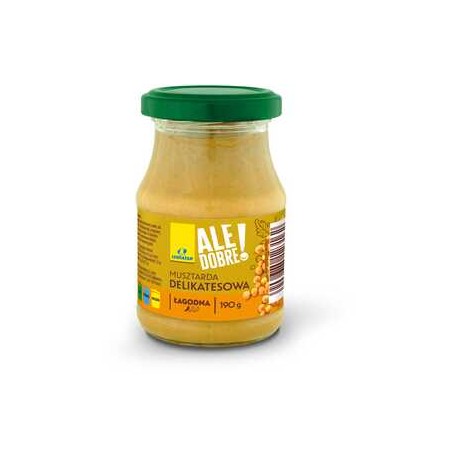 MUSZTARDA DELIKATESOWA ALE DOBRE 190 g MW LEWIATAN