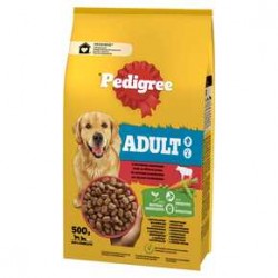 KARMA PEDIGREE DLA PSA SUCHE ŚREDNIE/DUŻE RASY WOŁOWINA 500 g MARS