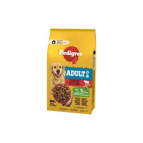 KARMA PEDIGREE DLA PSA SUCHE ŚREDNIE/DUŻE RASY WOŁOWINA 500 g MARS