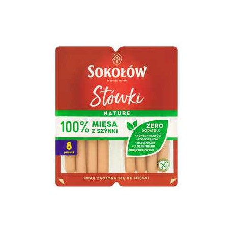 PARÓWKI Z SZYNKI STÓWKI SOKOŁÓW 2*80 g