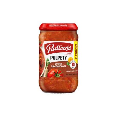 Pudliszki Pulpety w sosie pomidorowym 590 g