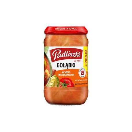 Pudliszki Gołąbki w sosie pomidorowym 590 g