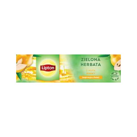 Lipton Herbata zielona pigwa 25 torebek
