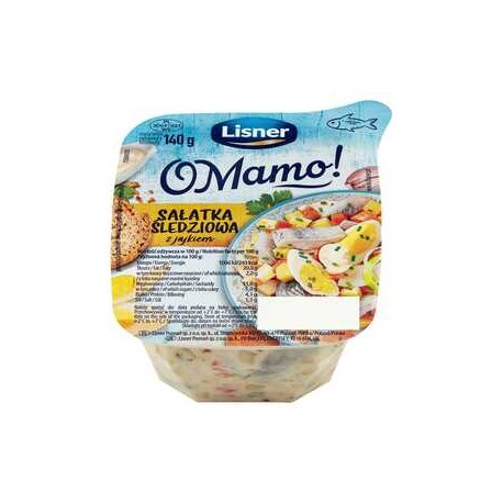 Lisner O Mamo! Sałatka śledziowa z jajkiem 140 g