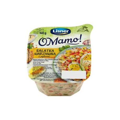 Lisner O Mamo! Sałatka warzywna z jajkiem 140 g