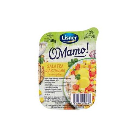 Lisner O Mamo! Sałatka warzywna z kukurydzą 140 g