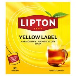 Lipton Yellow Label Herbata czarna 92 torebki