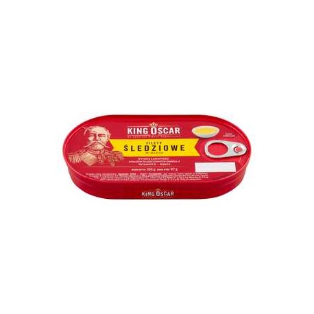 King Oscar Filety śledziowe w sosie pomidorowym 160 g