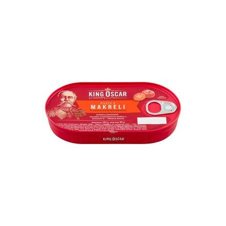 King Oscar Filety z makreli w sosie pomidorowym 160 g