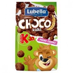 Lubella Mlekołaki Choco Kulki Zbożowe kulki o smaku czekoladowym 500 g