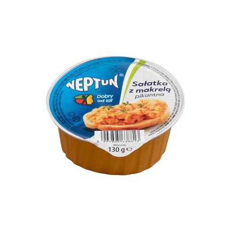 SAŁATKA NEPTUN PIKANTNA Z MAKRELĄ 130 g GRAAL