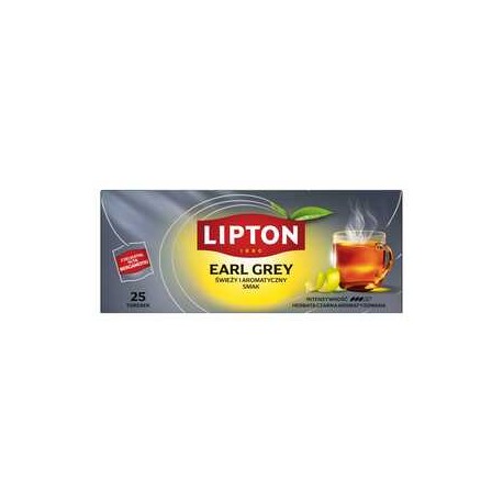 Lipton Earl Grey Herbata czarna  (25 torebek)