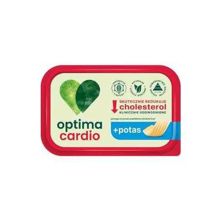 Optima Cardio potas+ Margaryna z dodatkiem steroli roślinnych 400 g