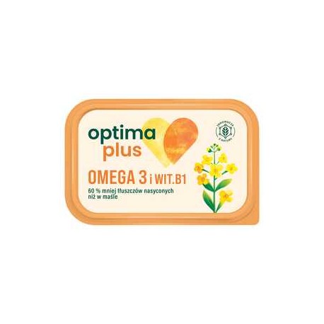Optima Omega 3 Margaryna o zawartości trzech czwartych tłuszczu 400 g