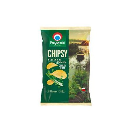 Przysnacki Chipsy zielona cebulka 130 g