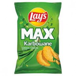 Lay's Karbowane Zielona Cebulka 120g