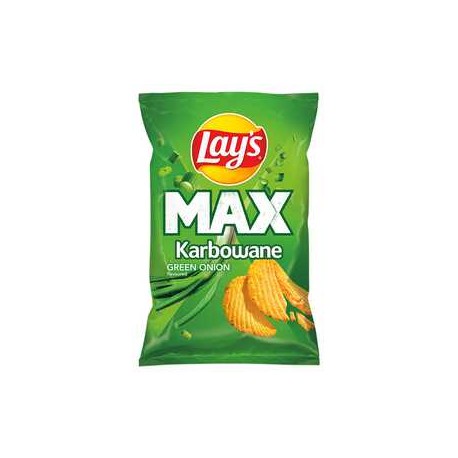 Lay's Karbowane Zielona Cebulka 120g